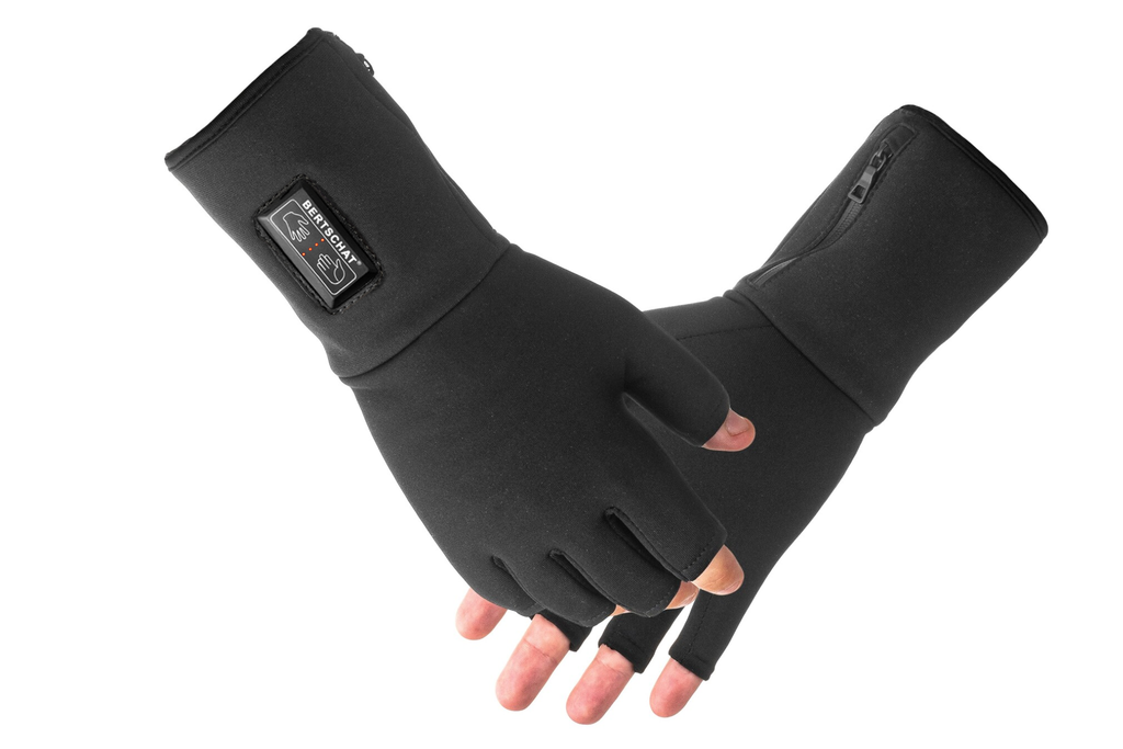 Beheizte fingerlose Unterhandschuhe