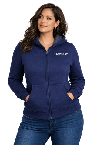 Beheizter Hoodie für Damen – Single Heating – Navy Blau