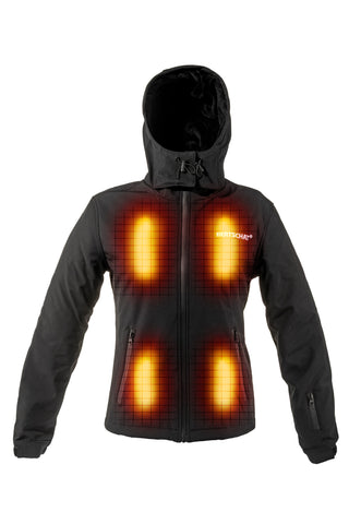 Women's Heated Winter Jacket - Dual Heating