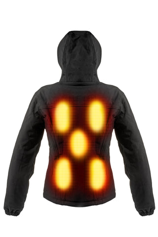 Women's Heated Winter Jacket - Dual Heating
