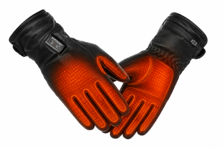 heated gloves bicycle Waterproof Carbon Fiber Motorcycle Featuring a three Heated Cycling Gloves - Warm